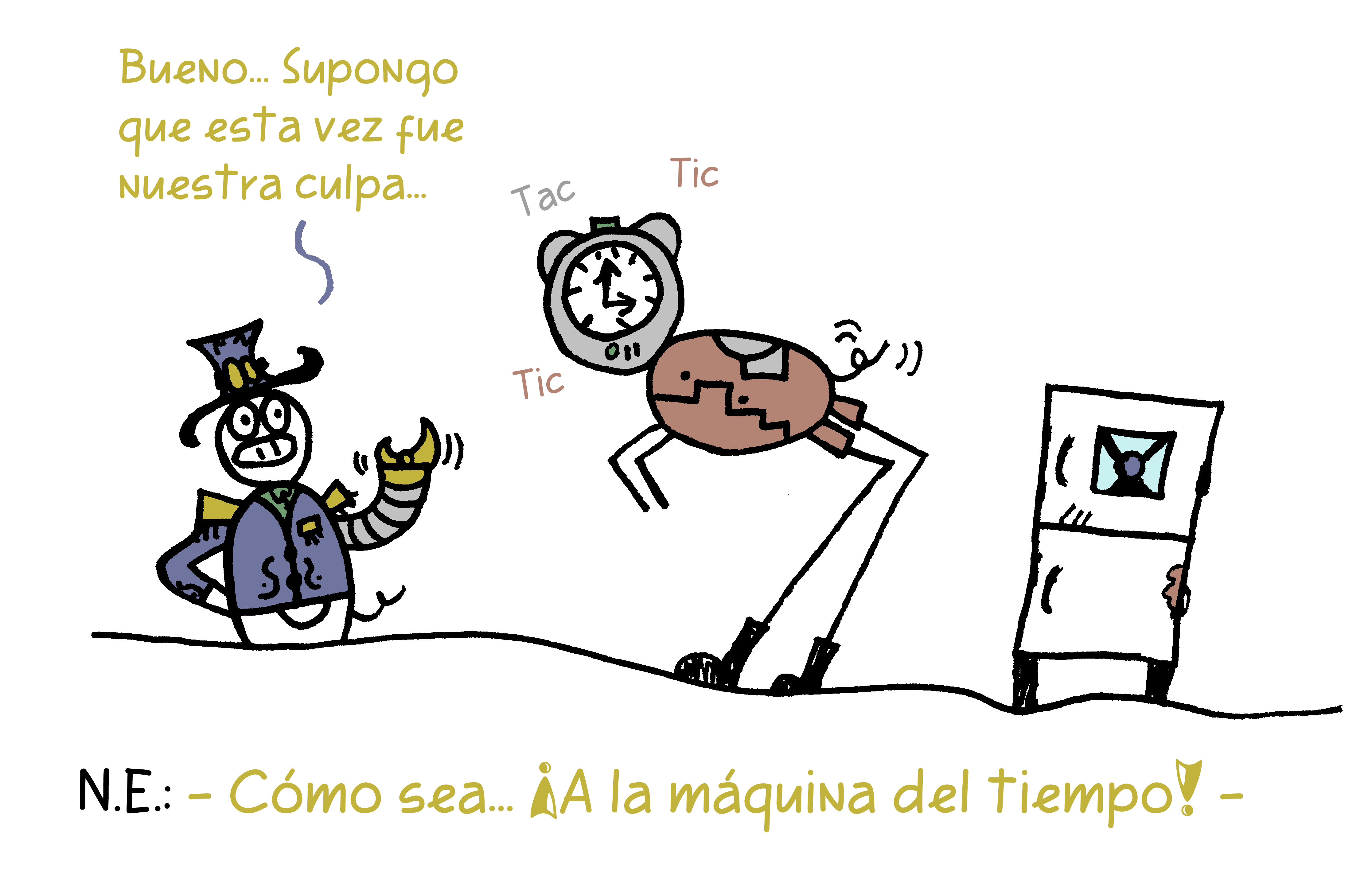 Dr. Hog y Gerdox conversando