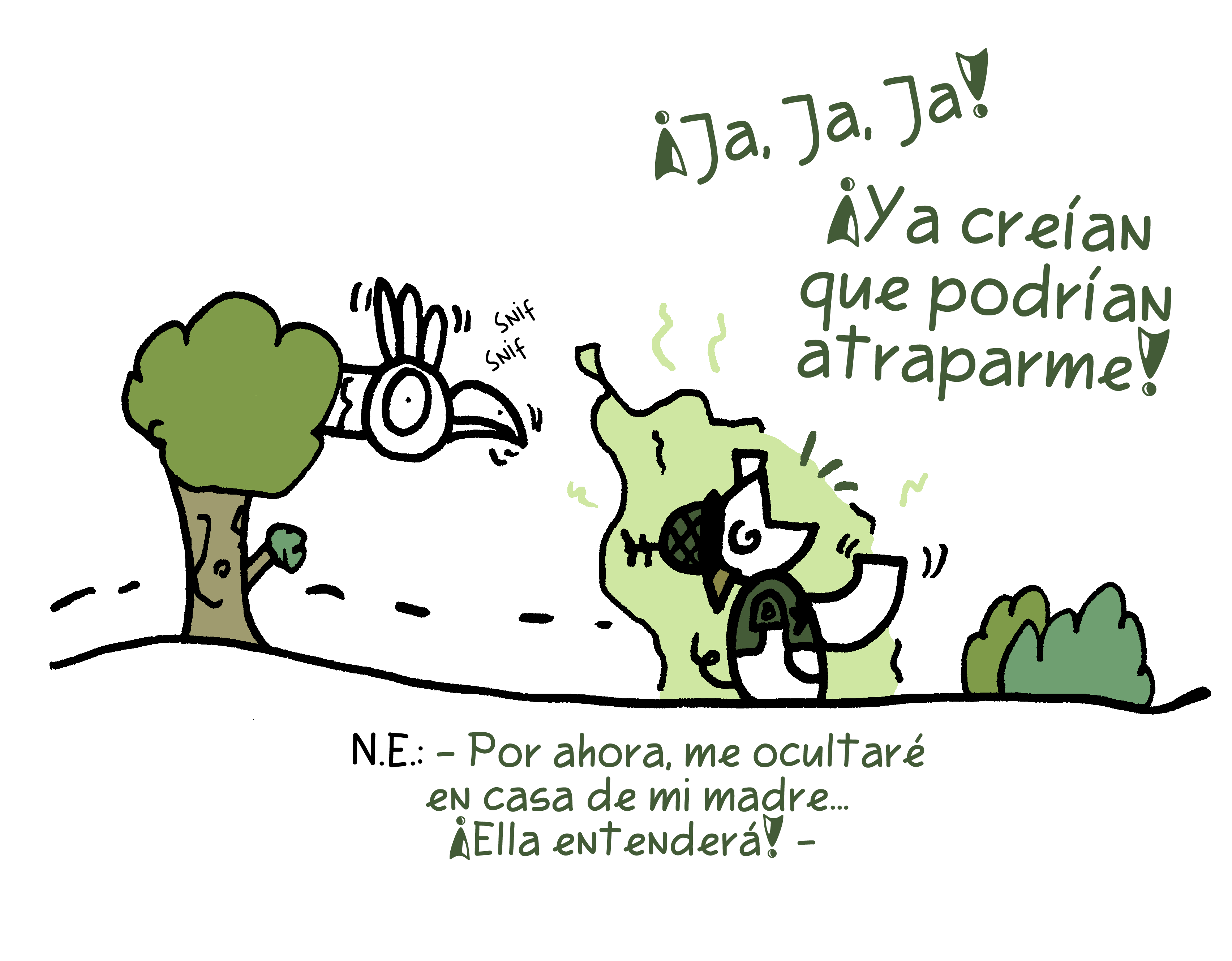 El cerdo supersoldado escapando de bañarse