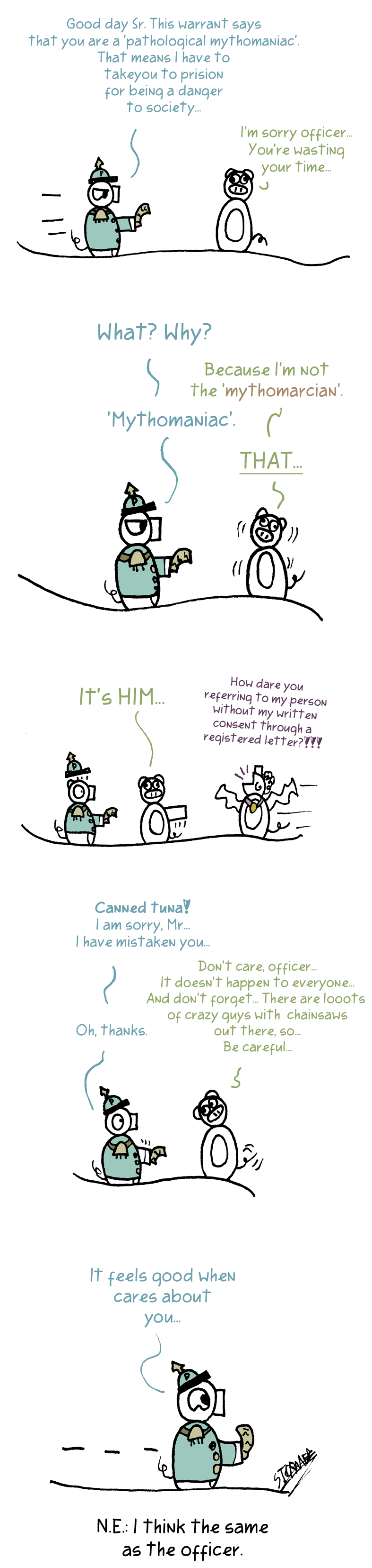 Free Mythomaniac Comic