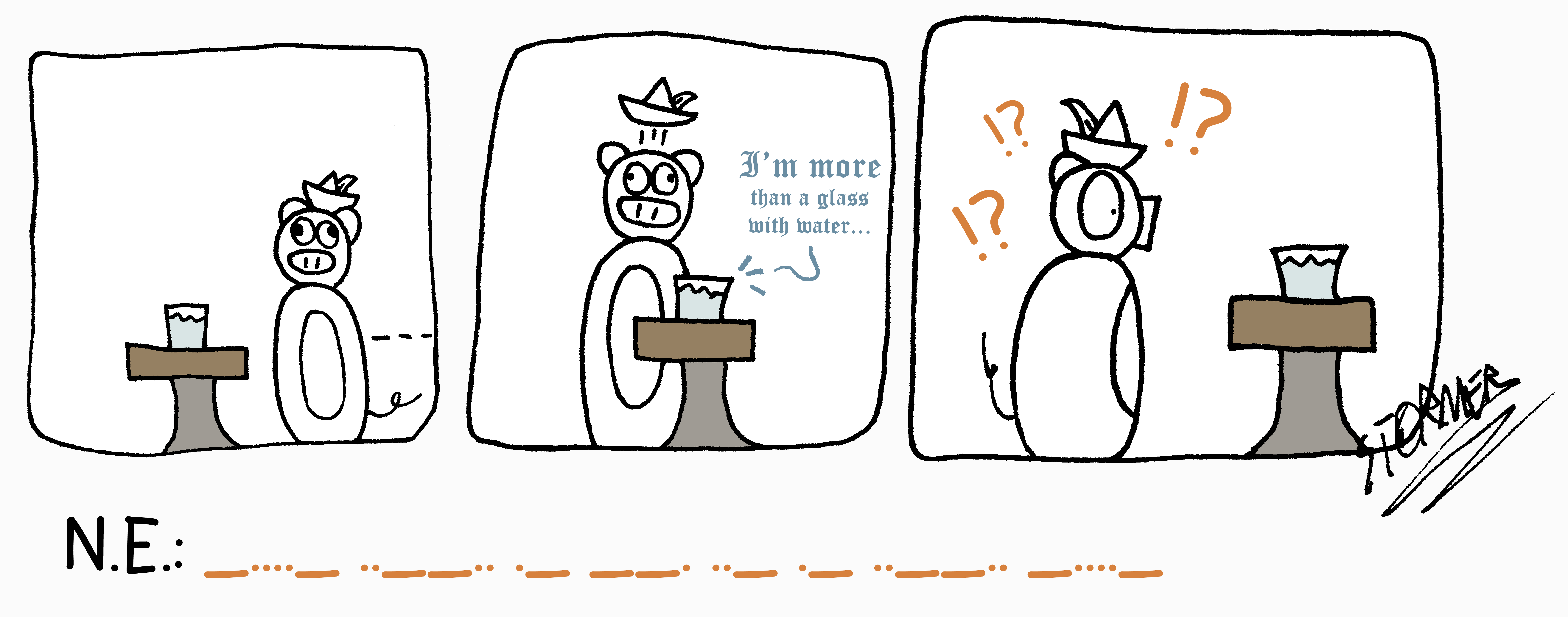 A Glass of Water Comic