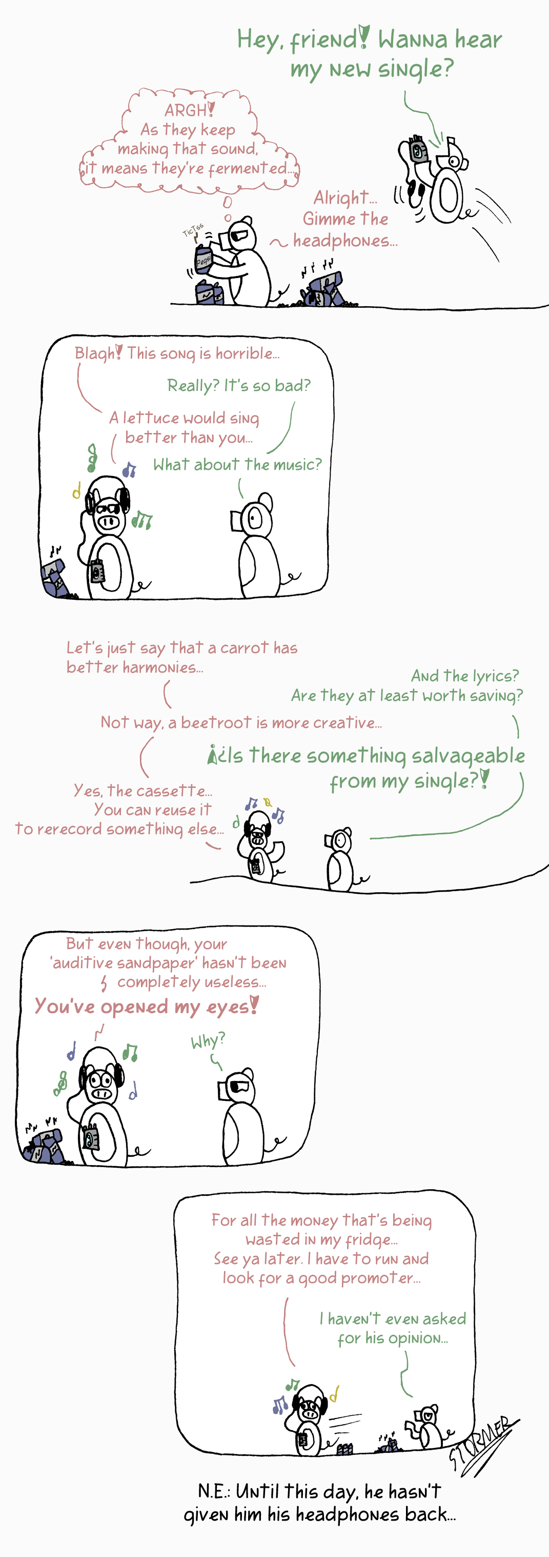 Musical Talent Comic