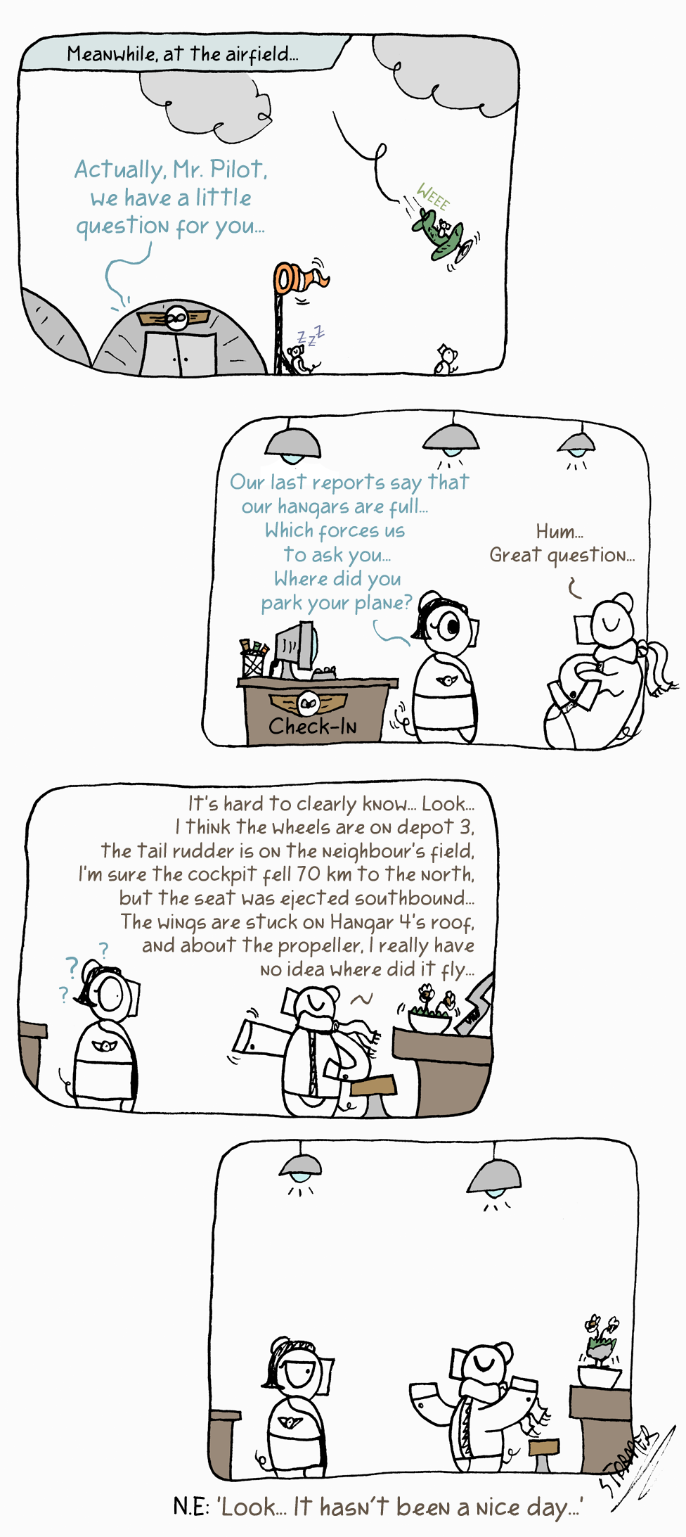 Parked Comic
