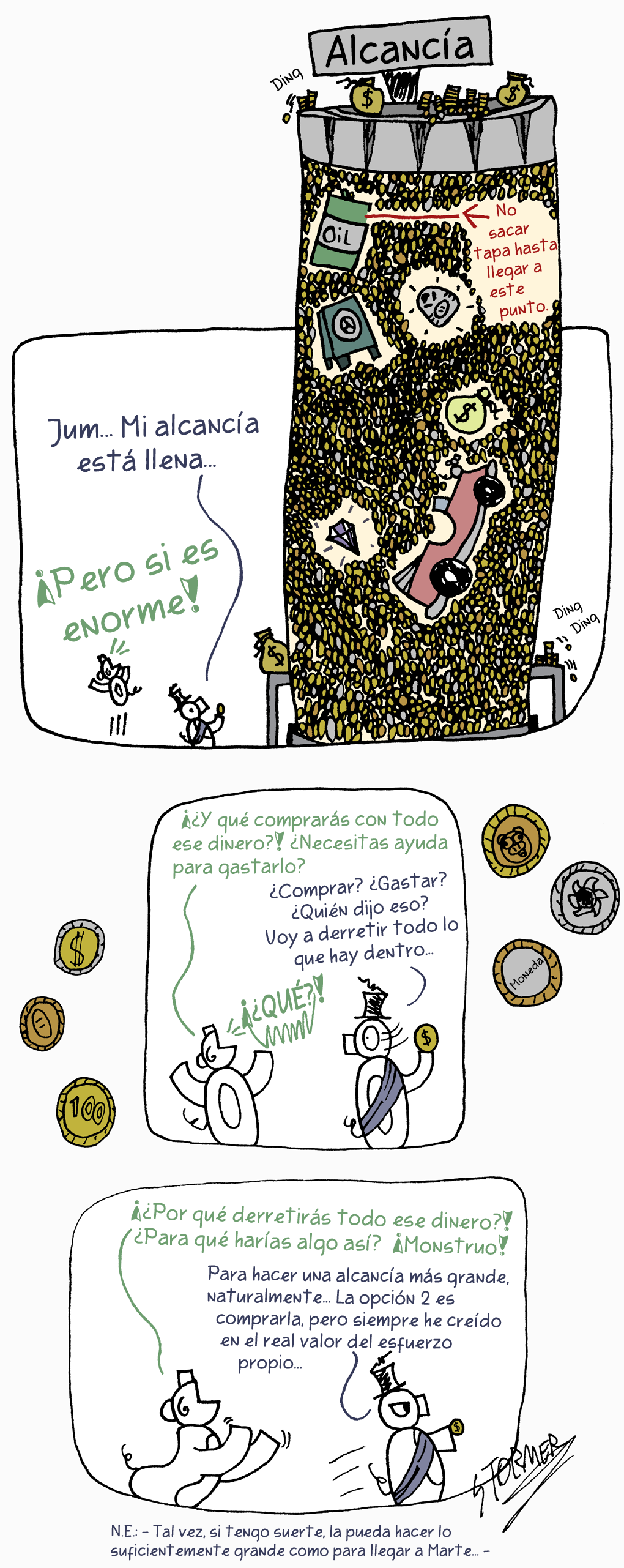 Cómic Alcancía