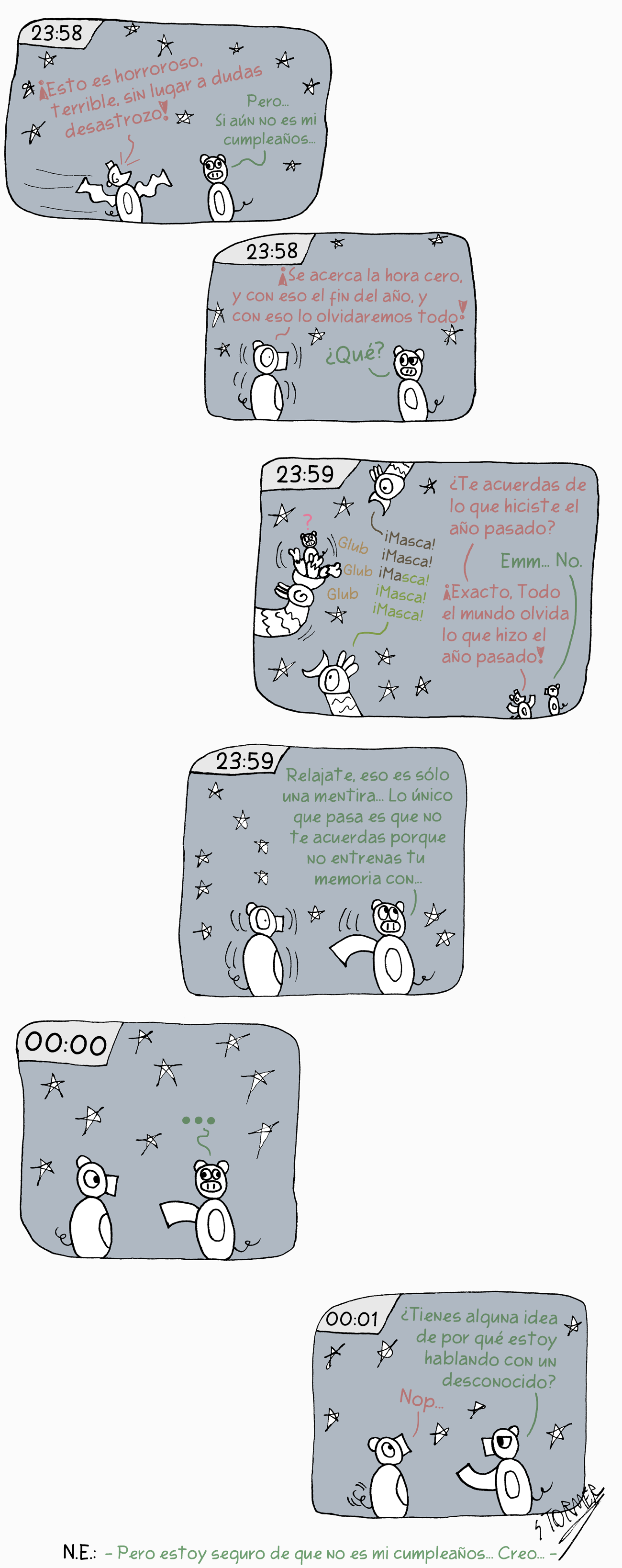 Cómic Año Nuevo