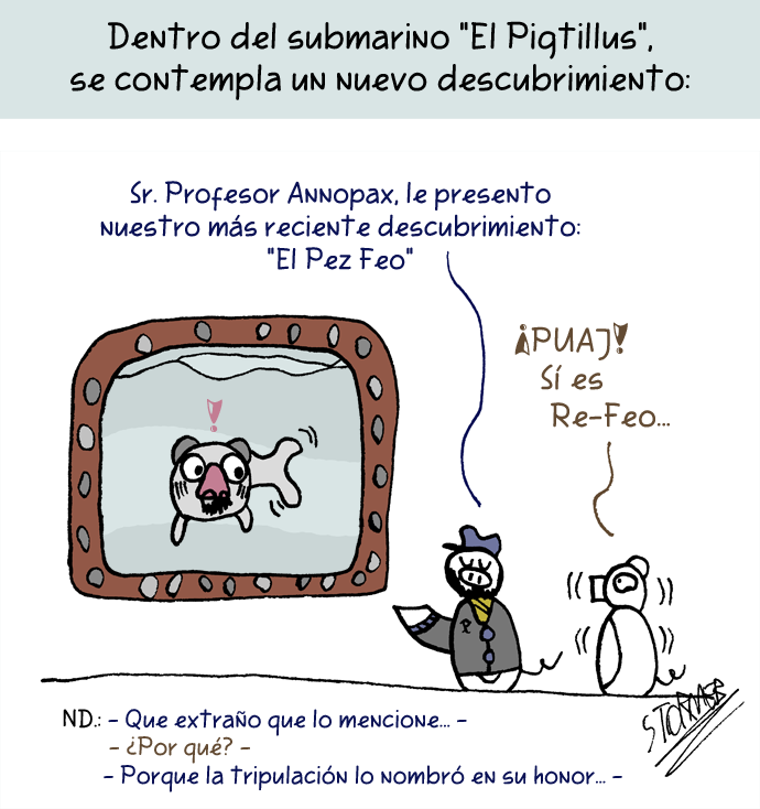 Cómic Hallazgo Submarino