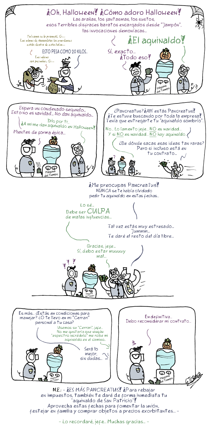 Cómic Llegó Halloween