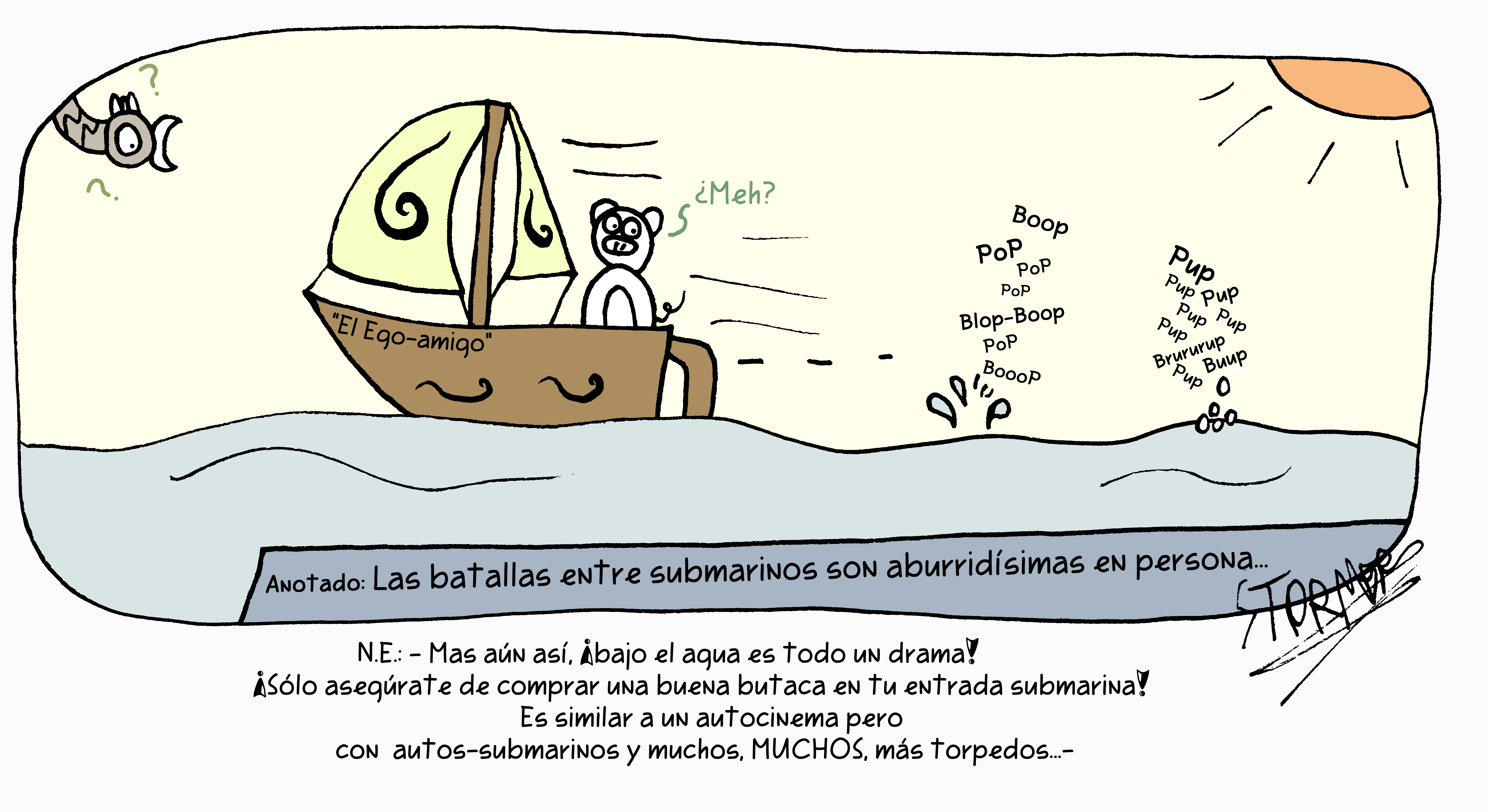 Cómic ¡Épicas Batallas de Submarinos!