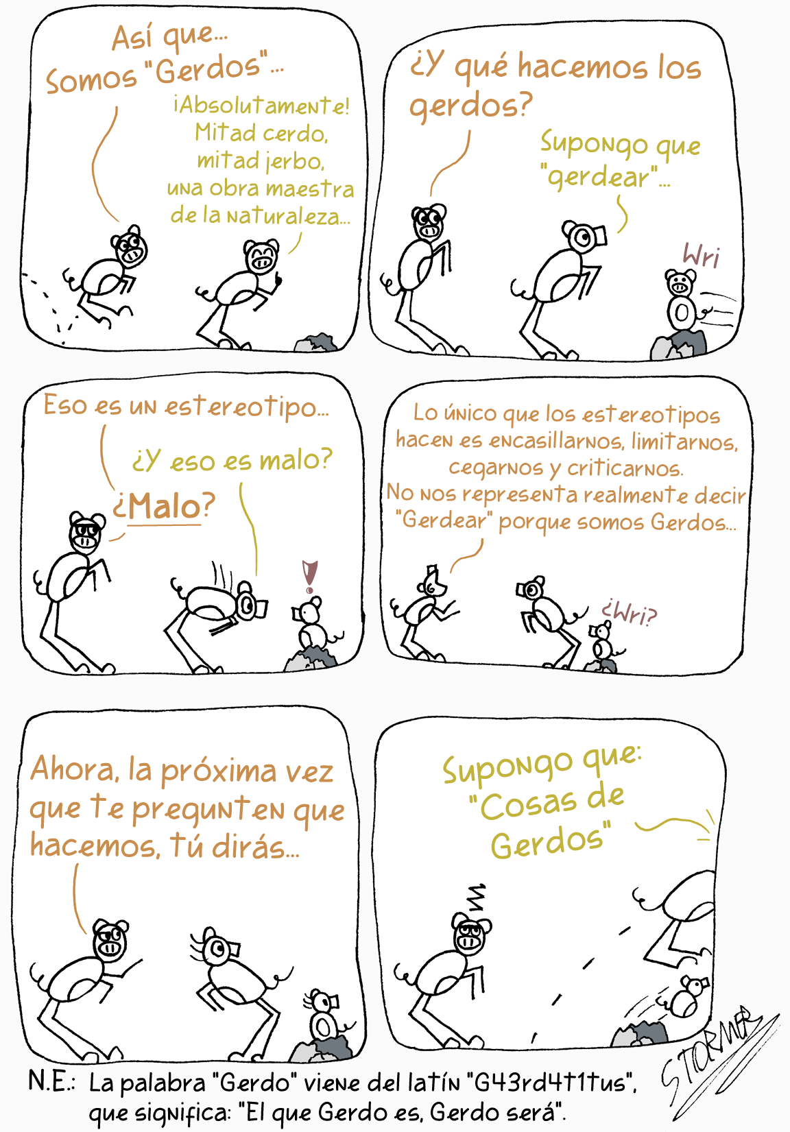 Cómic Somos Gerdos