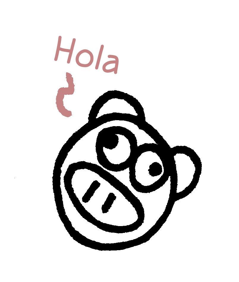 Cerdo diciendo 'Hola'
